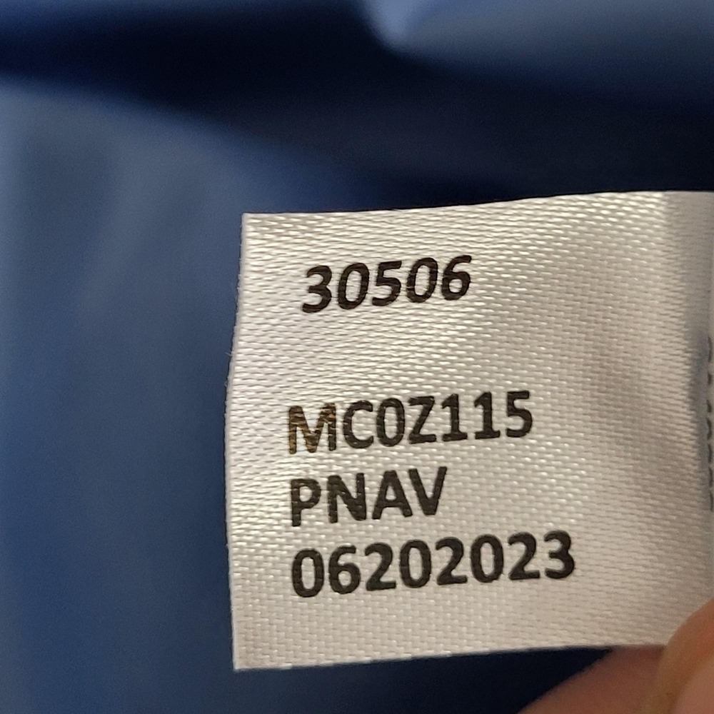 Peter Millar Windbreaker Jacket Mens XXL Navy Blue MC0Z115 Full Zip Lightweight - Picture 5 of 13